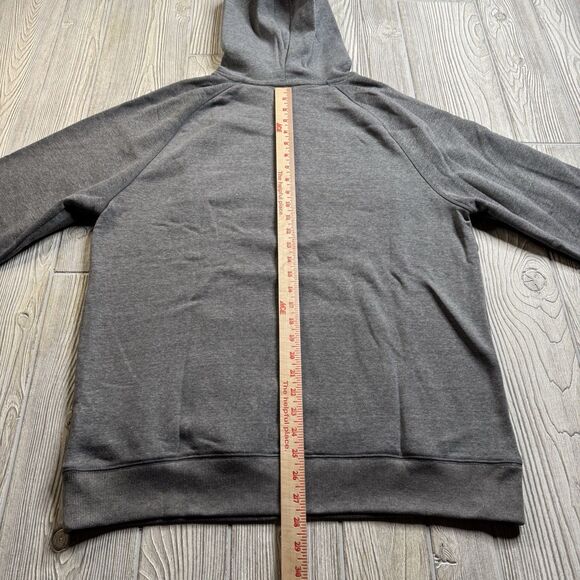 Oregon Ducks Hoodie Men’s L Gray Spellout Logo Captivating New - Picture 10 of 11